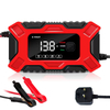 TK-300 Digital 12V 6A Smart Battery Charger with LED Display Motorcycle & Car Battery Charger 12V AGM GEL WET Lead Acid Battery Charger