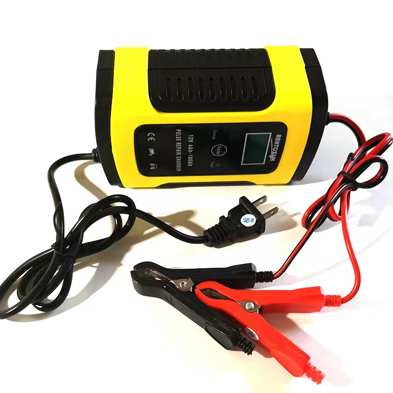 ZYX-J10 E-Fast Factory Direct Supply Automatic Car Battery Charger 12V 6A Pulse Repair 12V Lead Acid Battery Charger 12 Volt Auto Charger Led Display
