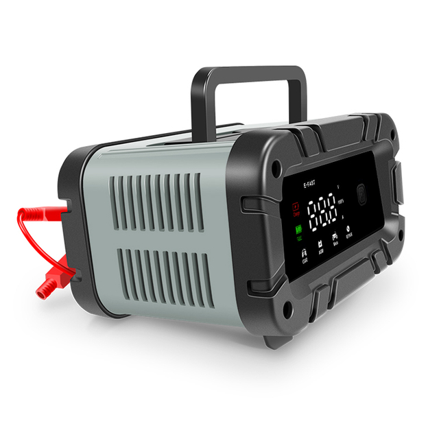 TK-400 12V6A Lead Acid Battery Charger Fully Automatic Intelligent for Car Motorcycle Scooter Tricycle Portable Pulse Repair Rechargeable